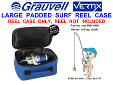 GRAUVELL VERTIX LARGE PADDED REEL CASE FOR TEKLON SURF ONE DIVINE PRINCE ECLIPSE