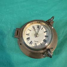 Nauticalia Brass Cabin Clock