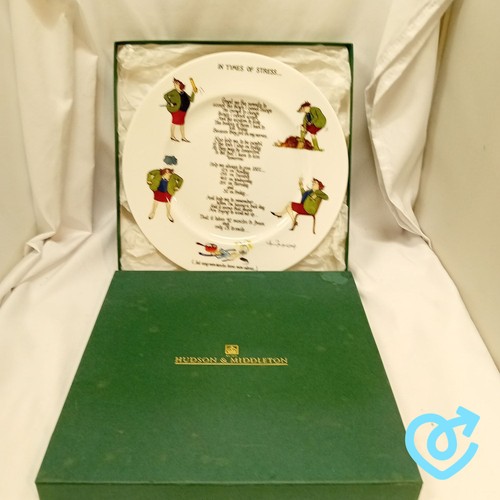 Hudson middleton plate - &, in