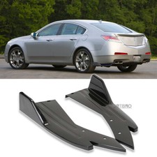 For Acura TL ILX TSX RSX Rear Bumper Lip Diffuser Splitter Spoiler Glossy Black