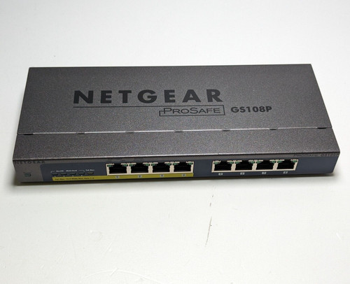 Netgear prosafe gs108p - 8, port