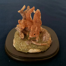 Regency Fine Arts Squirrel & Baby Figure In Good Condition