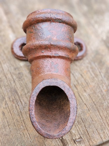 Vintage cast iron downpipe - vintage,