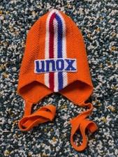 Retro Unox Netherlands knitted hat football hat