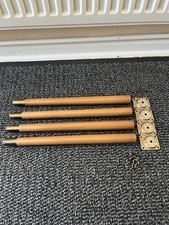 FOUR BROWN DANSETTE STYLE