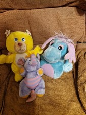 3 X Vintage 1980's Wuzzles