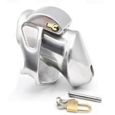 Chastity Cage Metal Ring Lock