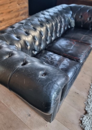 Vintage black leather - vintage,