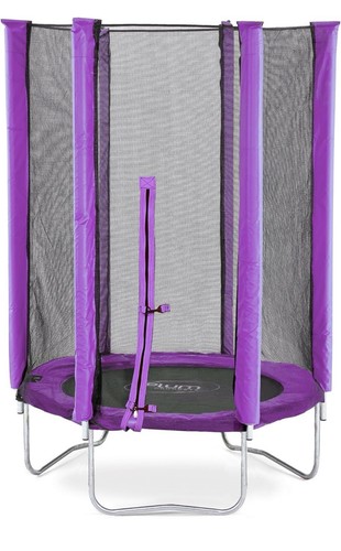 4ft plum junior trampoline - plum,