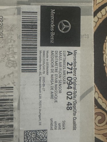 Mercedes maf sensor - mercedes,