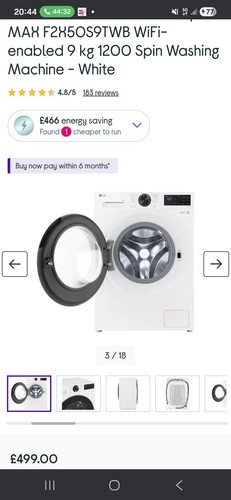 Washing machine 9kg - washing,