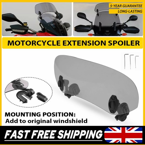 Smoked windshield motorcycle - smoked,