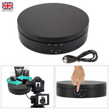 360° Rotating Electric Turntable Display Stand Jewelry Art 3D Photography USB