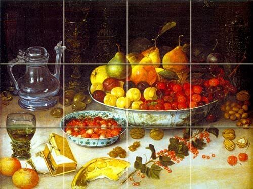Tile mural still - still, berries