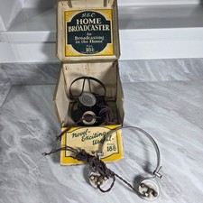Vintage 1930's Microphone By GEC Home Broadcaster Antique In Original Box BC1900