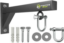 Punch Bag Bracket - 12" Wall Hanger for Boxing, Heavy Duty Steel Mount, Swivel 