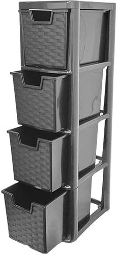 Tier drawer medium - drawer, rattan