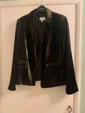 Marks and Spencer x Sienna Miller Green Velvet Blazer Jacket  14 gorgeous