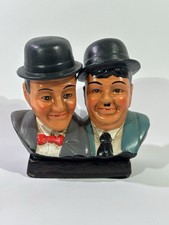 Figurine Bust of Laurel & Hardy - Thick and Goofy - 90s Retro Decoration Collect