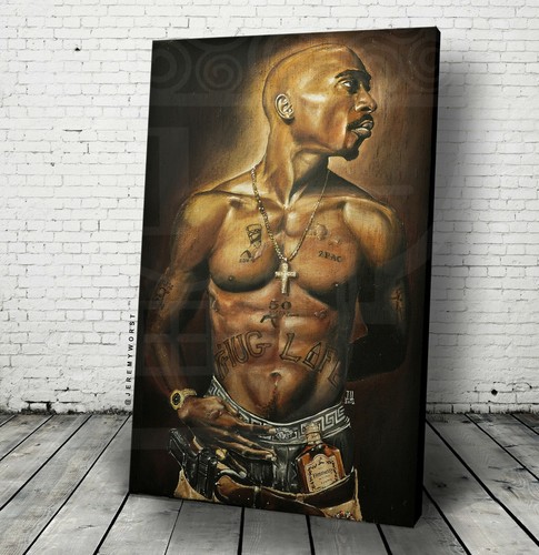 Tupac shakur 2pac canvas - 2pac,
