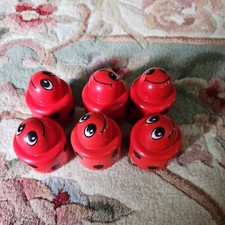 LEGO Primo Duplo Ladybirds Ladybug x6 Retro rare red rattle