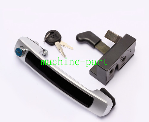 Excavator cab door lock outer - excavator,