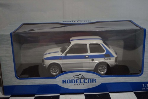 Model car group fiat - 126, white