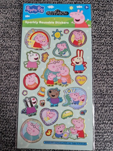 Peppa pig sparkle reusable - peppa,