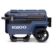 IGLOO WHEELED COOL BOX TRAILMATE JOURNEY RUGGED BLUE ICE CHEST COOLER ROLLER BBQ