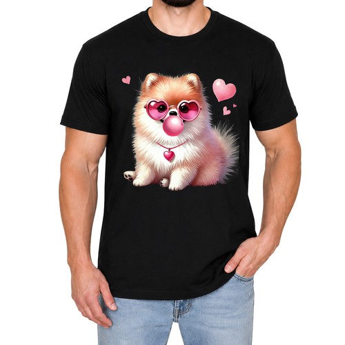 Cute pomeranian mens shirt - cute,