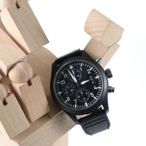 Iwc pilot chronograph top - pilot, gun