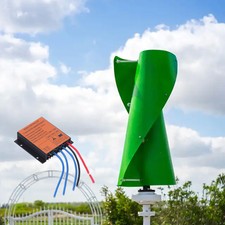24V 600W Vertical Wind Turbine Wind Turbine Wind Generator & MPPT Charge Controller