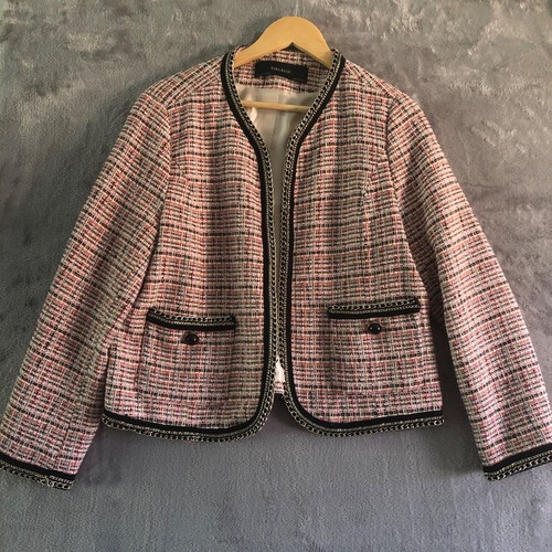 Zara pink black - black, boucle
