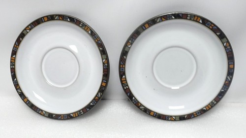 Denby marrakesh saucers - x, 2