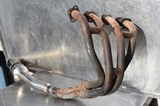 COMPLETE ORIGINAL SUZUKI GSXR 400 GK76A 33C0 EXHAUST DOWNPIPES SILENCER SYSTEM