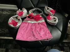 Design A Bear Pink Dress Headband And 2 Pairs Of Shoes Will Fit Build A Bear