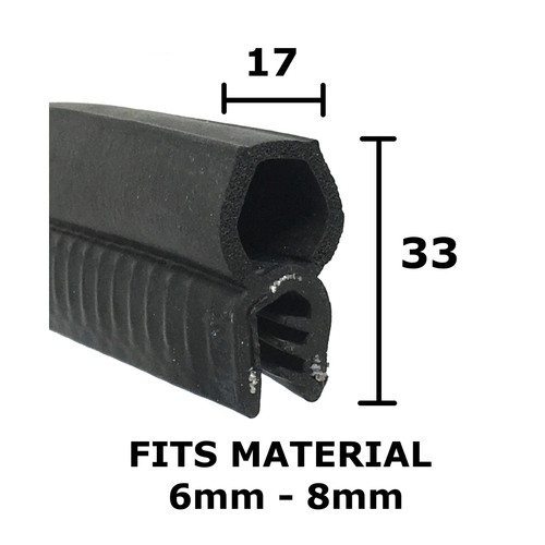 Large finned car boot seal - finned,