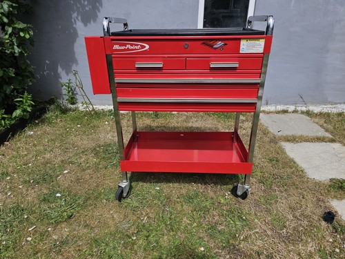 Blue point service trolley - blue,