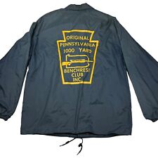 Vintage Pennsylvania 1000 Yard Benchrest Shooting Club Windbreaker Jacket Sz M