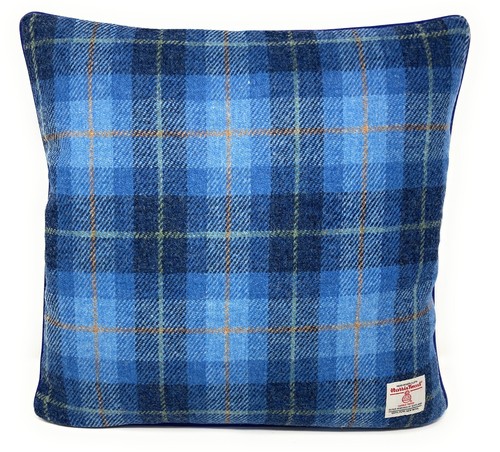 Harris tweed blue tartan - harris,