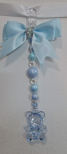 New blue boy pram charm - blue, with
