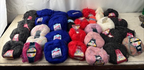 Mohair wool job lot vintage - mohair,