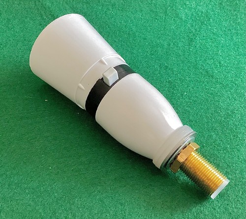 White switched plastic lamp - ,