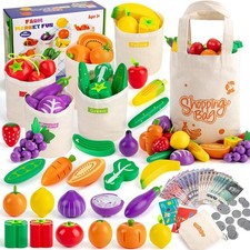 Toy Till, 69PCS Play Food Sets