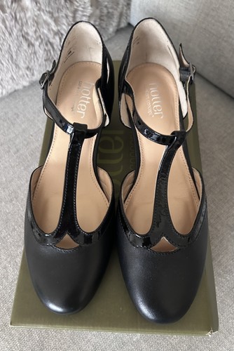 Hotter rumba black leather - hotter,