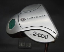 Odyssey White Steel 2-Ball Putter Steel Shaft 88cm Length Nex Grip