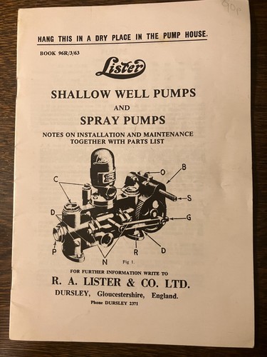 Vintage lister shallow well - vintage,