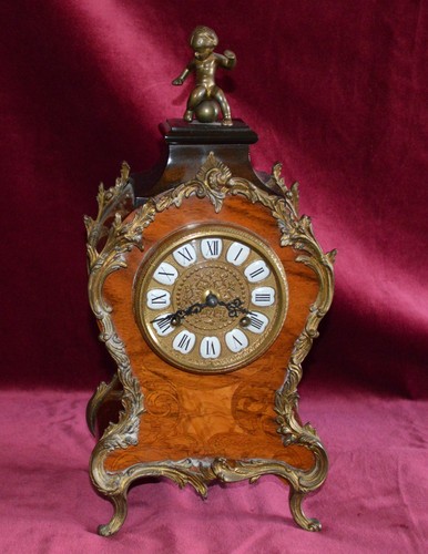 Vintage inlaid walnut boulle - vintage,