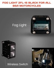 FOG LIGHT ZFL-15 BLACK FIT FOR