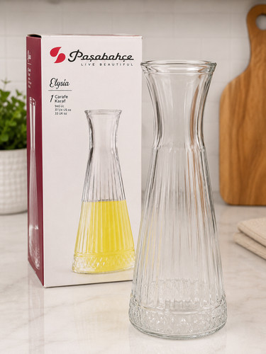 Pasabahce elysia glass carafe - pasabahce,